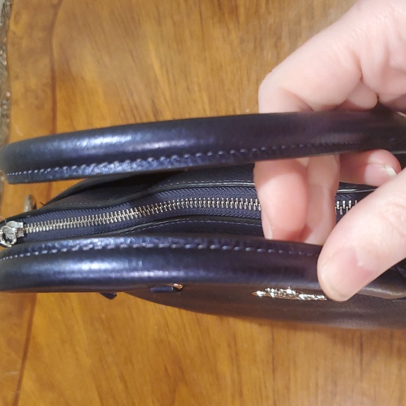 Coach Metallic Blue Mia Bag - Picture 14 of 15